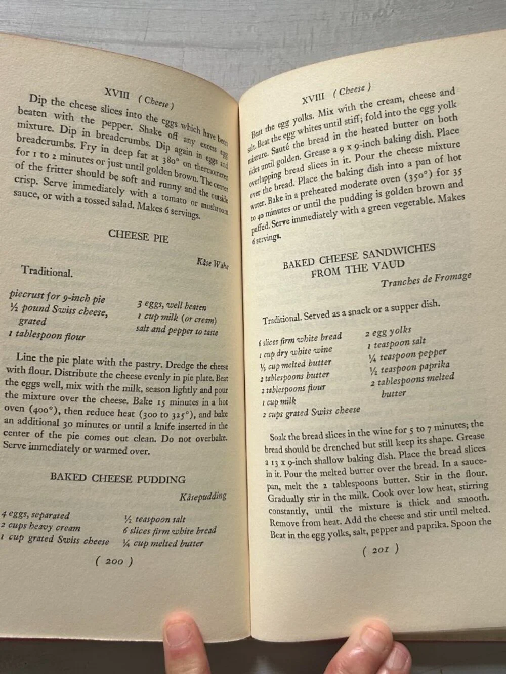 Vintage 1967 The Swiss Cookbook First Edition Hardcover Nika Standen Hazelton